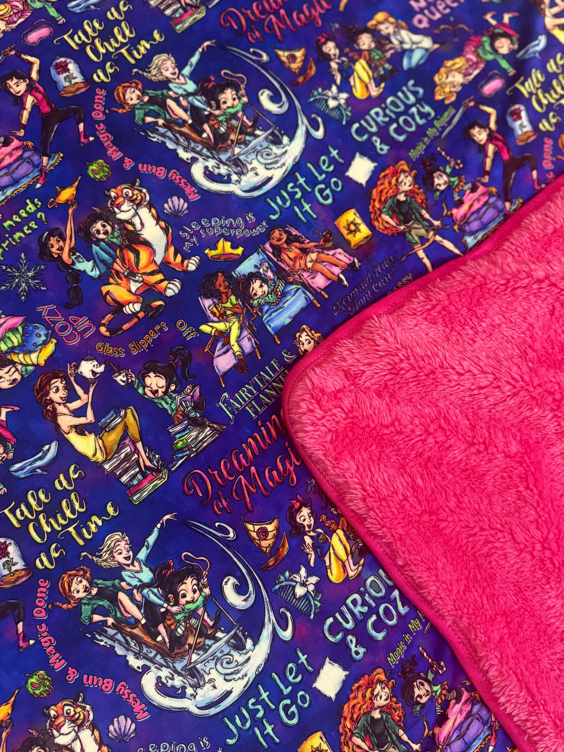 Cozy princess 60x80 bamboo minky blanket
