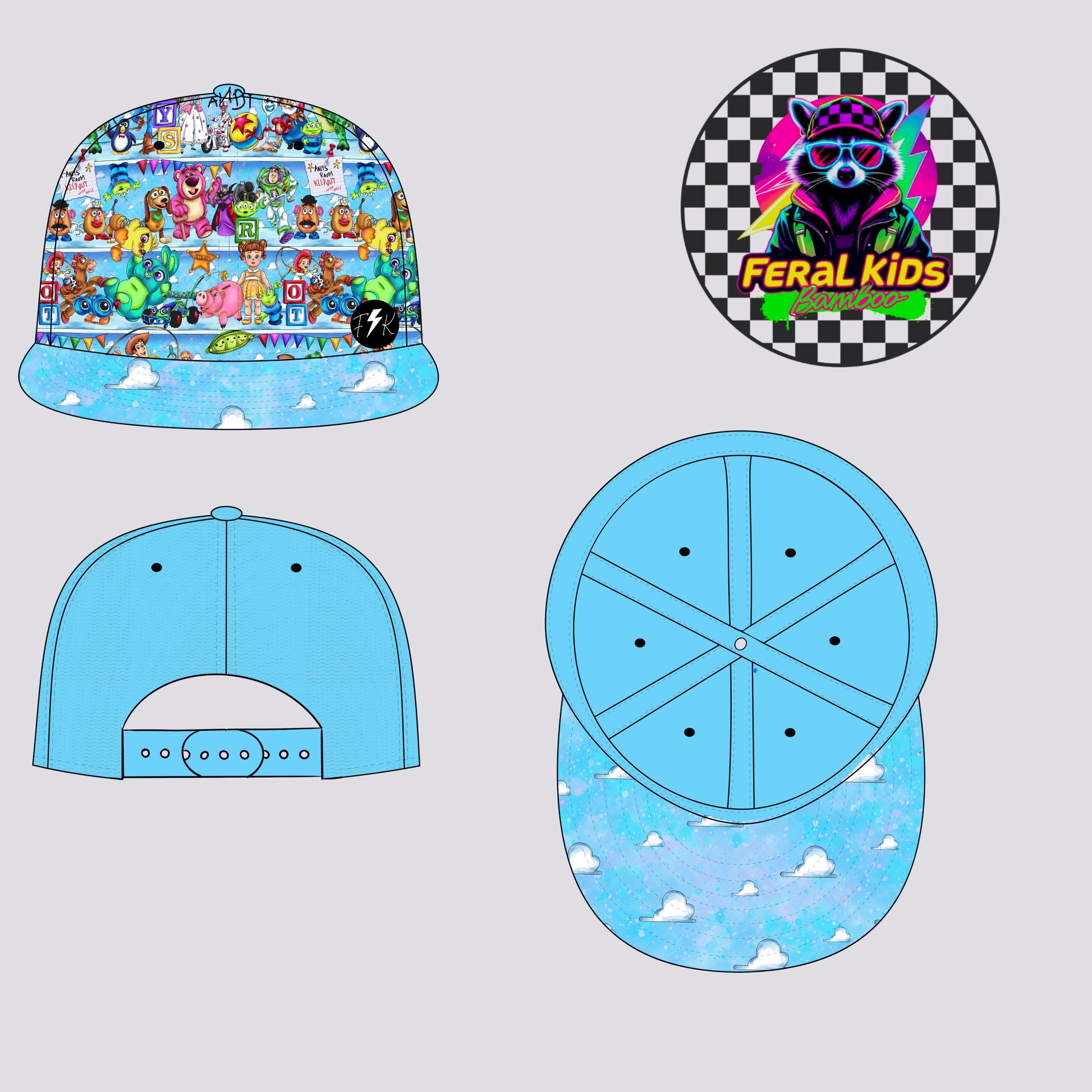Andys Toy Box Snap back- preorder:  MID DECEMBER
