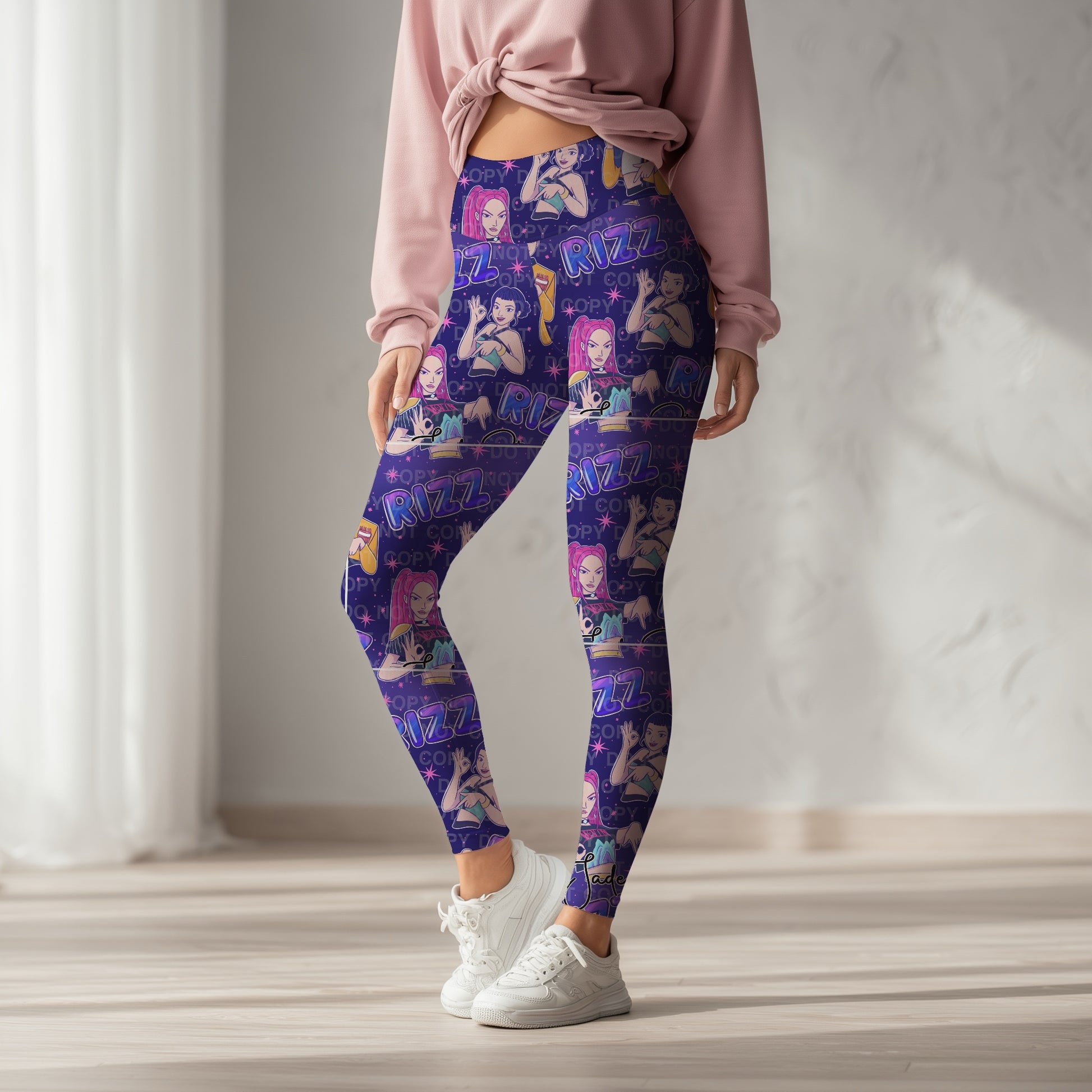 Rizzy 67 Kpop - will be here 3/4 week turnaround time. Lulu dupe fabric NOT BAMBOO